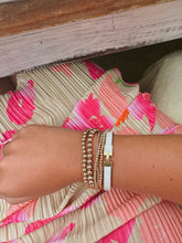 Load image into Gallery viewer, H Bracelet White/Gold
