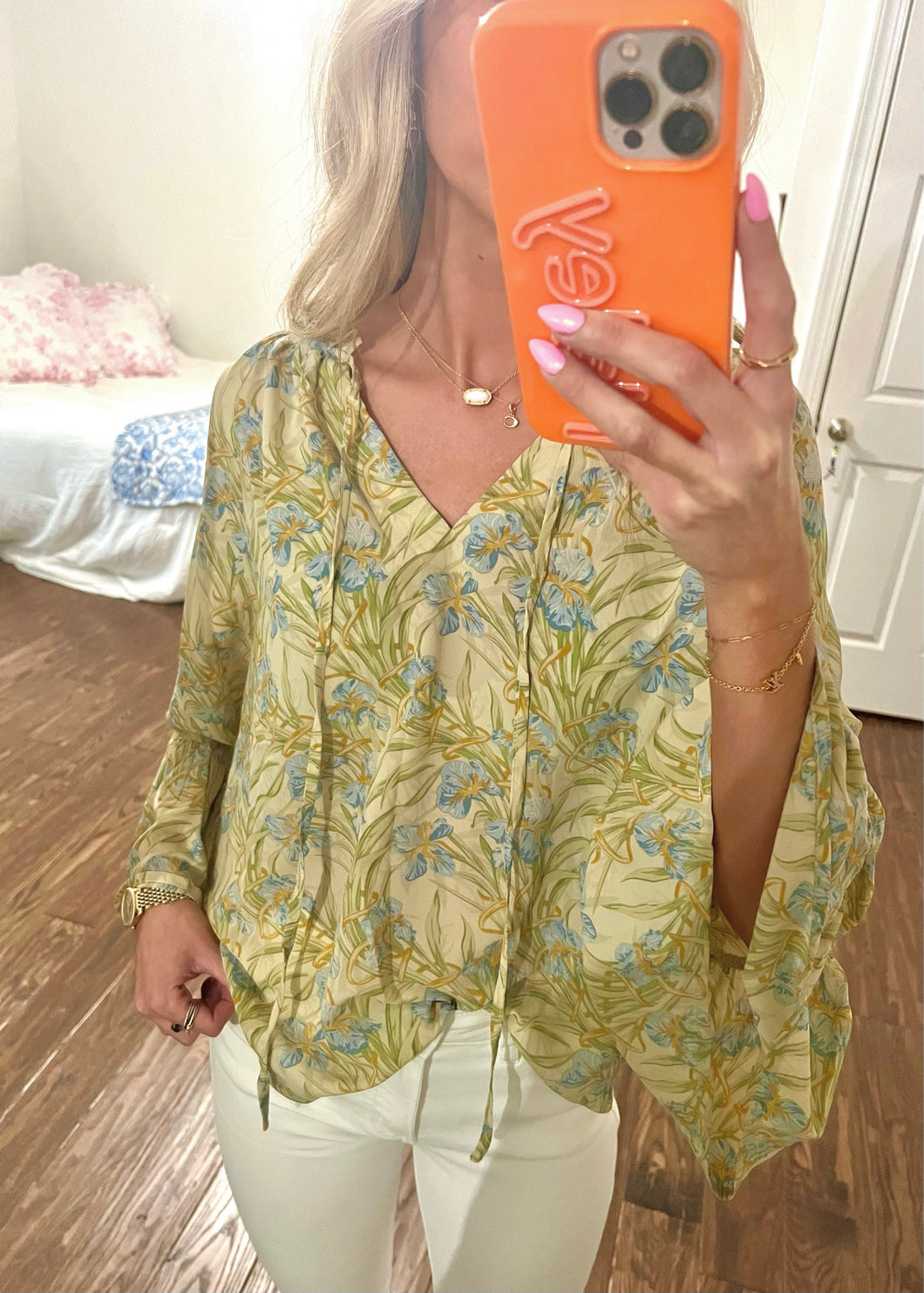 Laurel hill floral print blouse