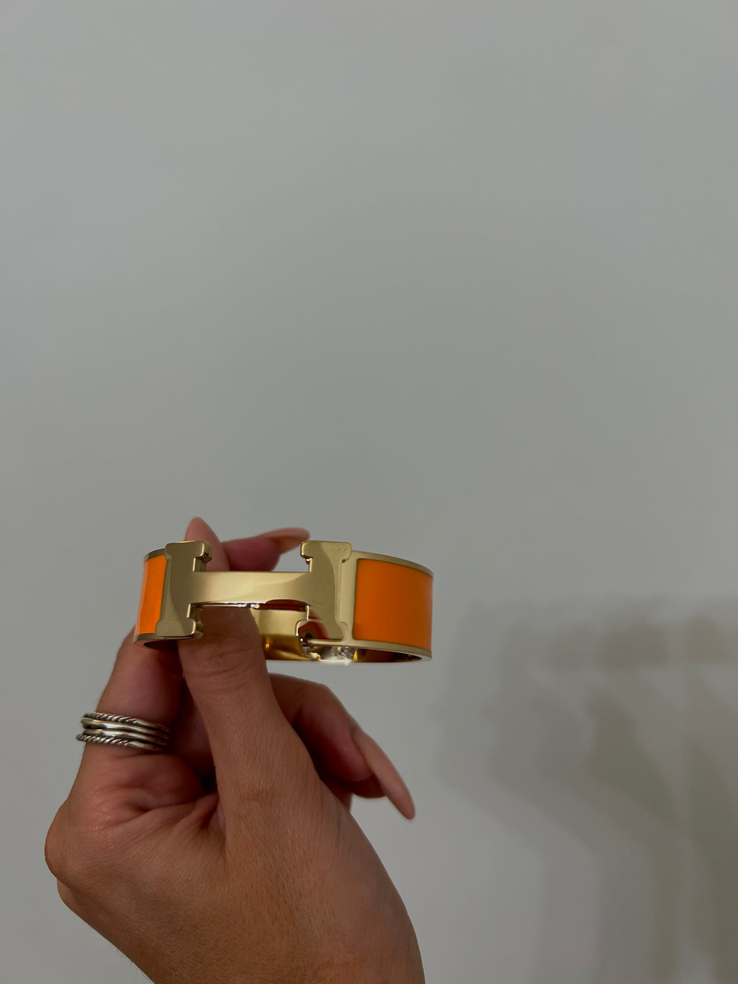 Orange/Gold H Bracelet