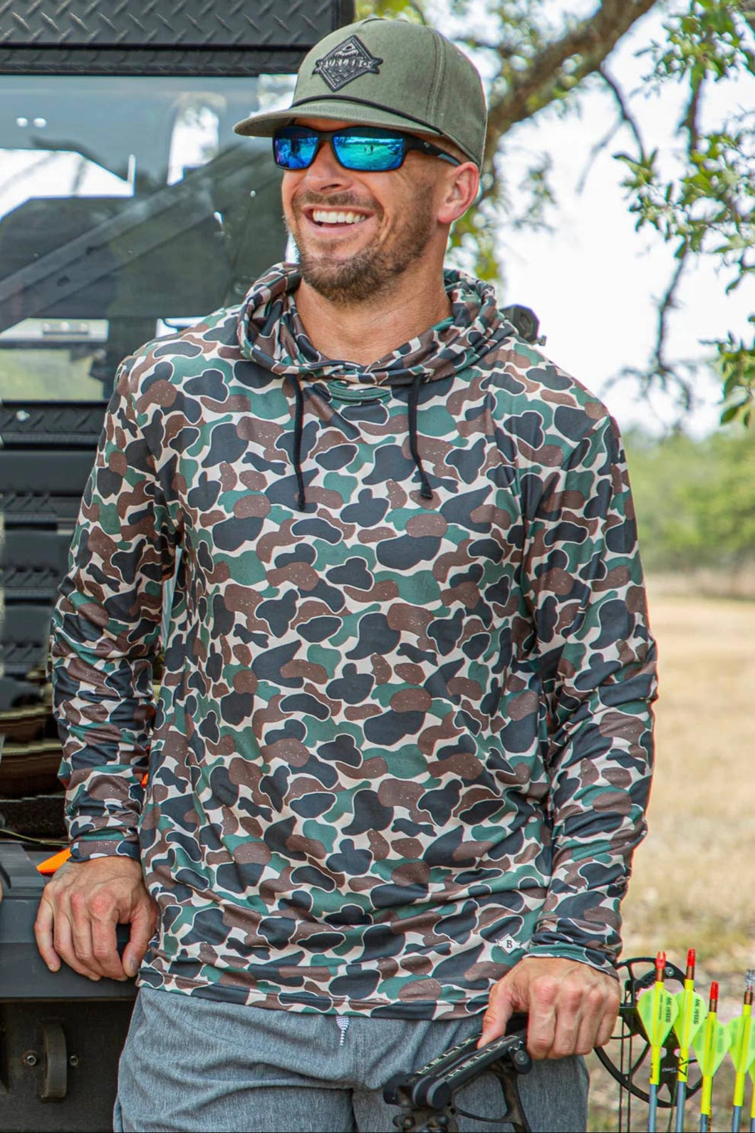 Throwback Camo Performance Hoodie